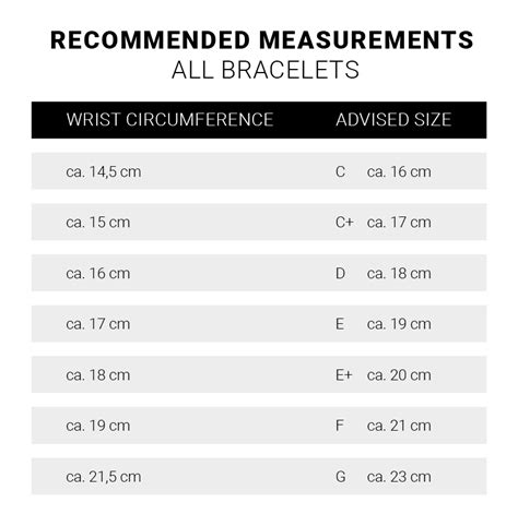 gucci wrist size chart.